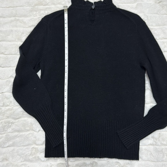 J. Crew Wool-blend Ruffleneck Sweater NWT Size Small - Picture 4 of 6
